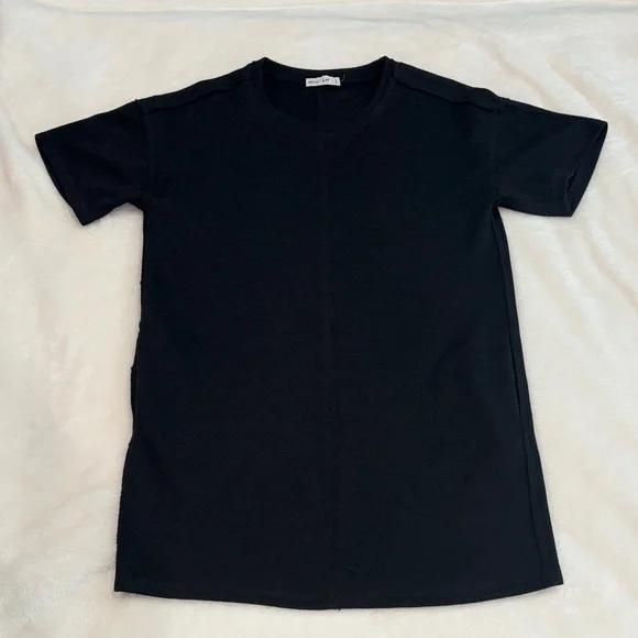 New In Black Women's Sweater Dress With Pockets Medium - Picture 3 of 13